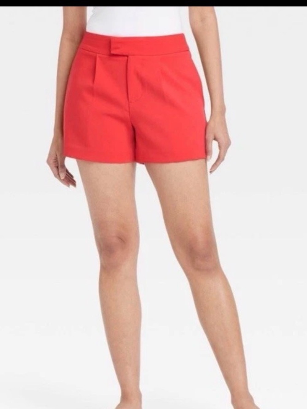 a new day High-Waist Red Tailored Shorts